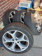 4x Ford S Max originele 18 inch velgen met apk waardige band, Ophalen, Gebruikt