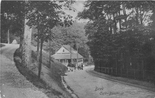 (380-222-033) Beek  Cafe Boschlust, Verzamelen, Ansichtkaarten | Nederland, Gelderland, Verzenden