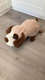Knuffel hond, zelfde knuffel kan op 2 manieren door flap, Ophalen of Verzenden, Zo goed als nieuw, Hond