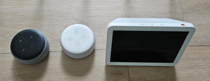 Alexa show en twee alexa dot, Audio, Tv en Foto, Mediaspelers, Zo goed als nieuw, Ophalen