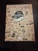 Hand letter schetsboek, Ophalen of Verzenden, Zo goed als nieuw, Overige typen