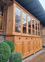 Teak buffetkast/vitrinekast GRATIS LEVERING, Huis en Inrichting, Kasten | Buffetkasten, Ophalen of Verzenden, 25 tot 50 cm, 200 cm of meer