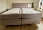 Swiss Sense Boxspring + matrassen, topper én LED!, Ophalen, 210 cm, Tweepersoons, Zo goed als nieuw