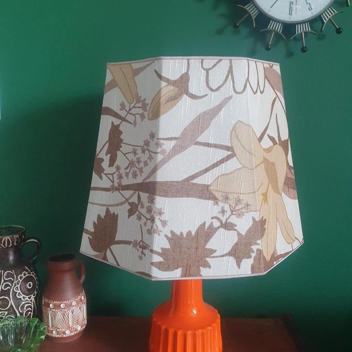 Gave jaren 70 lampenkap origineel, Huis en Inrichting, Lampen | Lampenkappen, Gebruikt, 25 tot 50 cm, Overige vormen, Ophalen of Verzenden