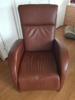 Feautuil/ relaxstoel. Helemaal leer. In prima staat., Huis en Inrichting, Ophalen, Zo goed als nieuw, 50 tot 75 cm, Leer