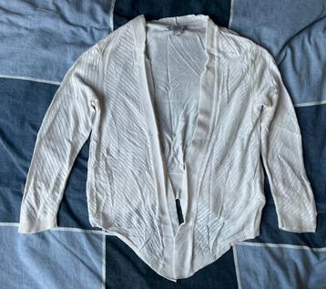 Wit H&M vestje luchtig, stijlvol en elegant mt S 3/4 mouwen beschikbaar voor biedingen