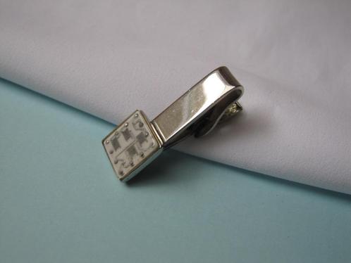 Dasspeld reverspeld Robbins  emaille printplaat afbeelding, Sieraden, Tassen en Uiterlijk, Manchetknopen, Gebruikt, Overige materialen