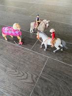 Schleich paarden ( 3 paarden en 2 ruiters ), Ophalen, Gebruikt