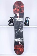 155 snowboard BURTON RADIUS WIDE, black/red, woodcore, Sport en Fitness, Verzenden, Gebruikt, Board
