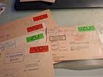 DDR: dienstmarken D, 5 gelopen brieven, Postzegels en Munten, Verzenden, Buitenland