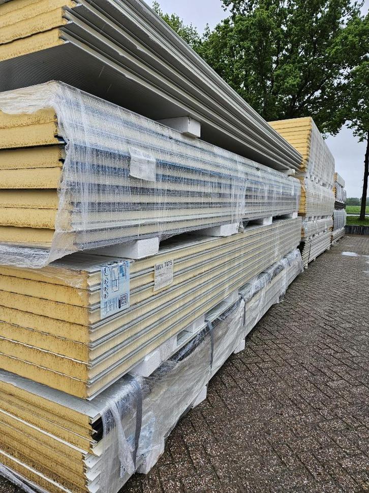sandwich wandpanelen 80mm, Doe-het-zelf en Verbouw, Platen en Panelen, Zo goed als nieuw, Overige materialen, 50 tot 100 mm, Ophalen of Verzenden