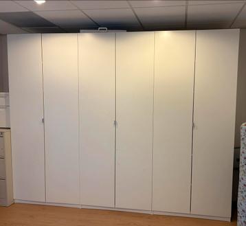 3 witte IKEA kasten met deuren - 100x60x230 cm - afbeelding 3