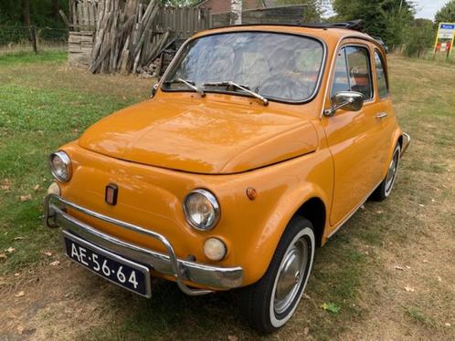 fiat 500 Okergeel, Auto's, Oldtimers, Particulier, Ophalen
