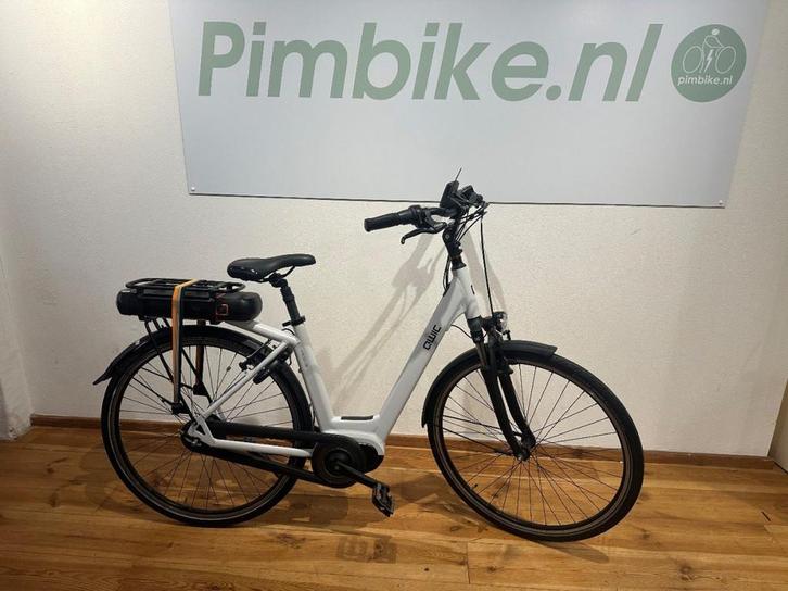 Qwic MN7 Chalk White M400 Middenmotor Dames Chalk White 50cm, Fietsen en Brommers, Elektrische fietsen, Gebruikt, Qwic, 47 tot 51 cm