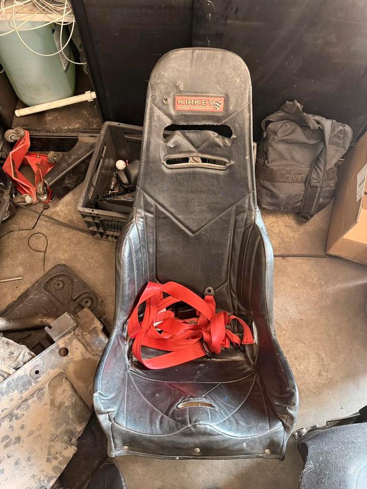 Kirkey cross bucketseat*kuipstoel ALU incl 3 punt gordel, Auto diversen, Autosport-onderdelen, Nieuw, Ophalen