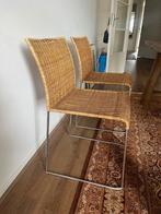 Eetkamerstoelen, Ophalen, Gebruikt, Bruin, Riet of Rotan