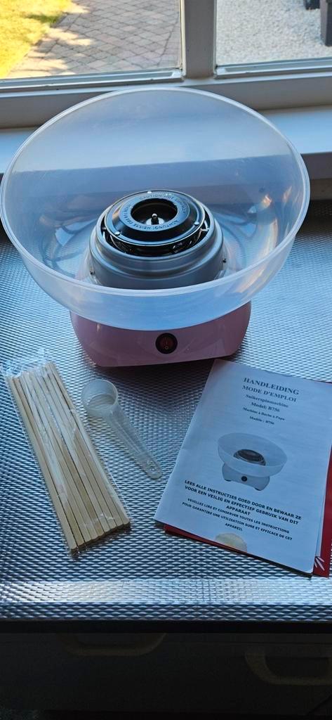 Suikerspin machine met toebehoren, Witgoed en Apparatuur, Overige Witgoed en Apparatuur, Nieuw, Ophalen of Verzenden