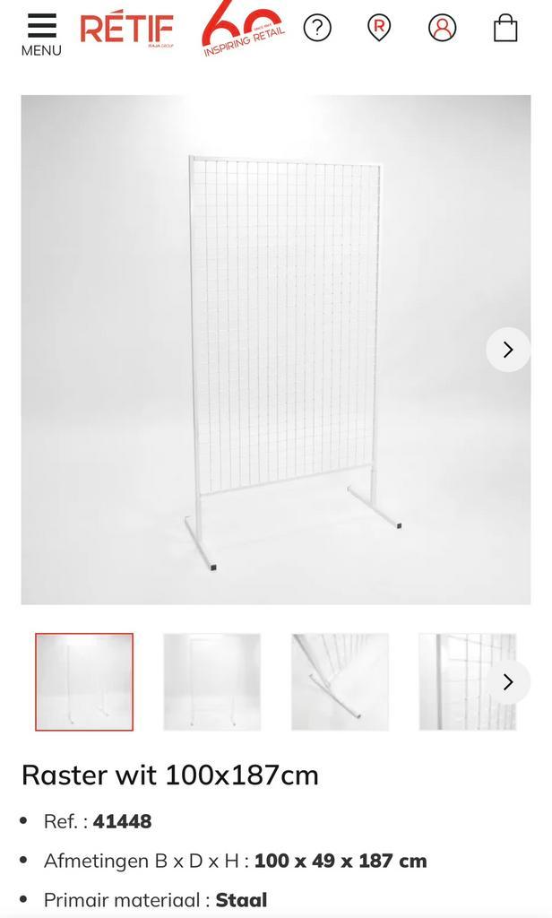 Rasterrekken 100x200 nieuw, Kleding | Dames, Kledingrekken, Nieuw, Ophalen