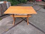kloostertafel, Tuin en Terras, Tuintafels, Ophalen, Gebruikt, Rechthoekig, Hout