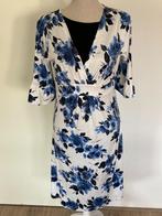 Viscose jurkje met blauwe rozen, Maat 38/40 (M), Overige kleuren, Ophalen of Verzenden, Gedragen