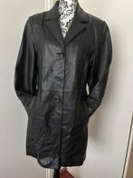 Leren lang colbert 44, Kleding | Dames, Chazz, Zwart, Maat 42/44 (L), Ophalen of Verzenden