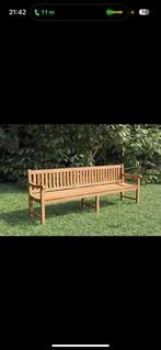 Massief teakhout Tuinbank, zeer mooie kwaliteit!, Tuin en Terras, Tuinmeubel-accessoires, Ophalen, Nieuw