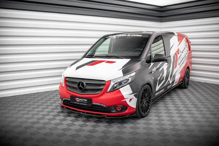 Voorlip sideskirt achterlip splitter Mercedes Vito W447 20+, Auto diversen, Tuning en Styling, Ophalen of Verzenden