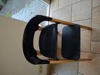 Stokke steps kinderstoel zwart hout, Ophalen, Gebruikt, Meegroeistoel