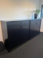 3 x kantoorkast - halfhoog - zwart - roldeur - Voortman, Ophalen, Gebruikt, 100 tot 150 cm, 100 tot 150 cm