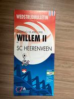 3x Willem 2 wedstrijdbulletin, Ophalen of Verzenden, Zo goed als nieuw, F.C. Utrecht
