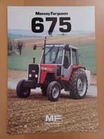 Folder Massey Ferguson MF 675, Boeken, Gelezen, Ophalen of Verzenden, Tractor en Landbouw
