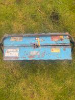 Oude ijzeren gereedschapskist incl. inhoud, Ophalen of Verzenden, Gebruikt