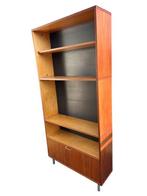 Vintage Pastoe Mid-Century Bruine Boekenkast, Huis en Inrichting, Kasten | Boekenkasten, 50 tot 100 cm, 25 tot 50 cm, 150 tot 200 cm