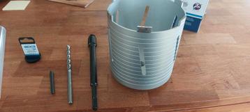 150mm diamantboor incl adapter, sds en toebehoren. beschikbaar voor biedingen