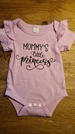 Romper met tekst mommy's little princess, Kinderen en Baby's, Babykleding | Maat 62, Nacht- of Onderkleding, Meisje, Shein, Nieuw