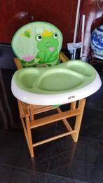 Happy Dino houten kinderstoel, Ophalen of Verzenden, Nieuw, Meegroeistoel, Gordel(s)