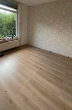 Warmbruine Laminaatvloer +- 35 m2 hele stukken, Ophalen, Gebruikt, 50 tot 150 cm, 10 m² of meer