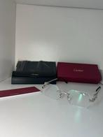 Cartier Zonnebril met Zwarte Glazen, Overige merken, Zonnebril, Zwart, Ophalen of Verzenden