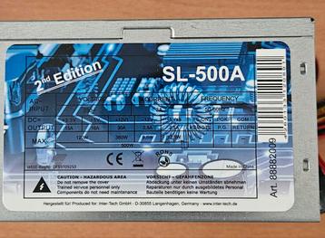 Inter-Tech SL-500A voeding (500Watt) beschikbaar voor biedingen