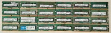 Partij 24x, 4GB DDR4 RAM. Verschillende Snelheid en Merken beschikbaar voor biedingen