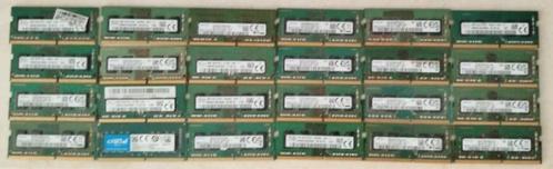 Partij 24x, 4GB DDR4 RAM. Verschillende Snelheid en Merken, Computers en Software, RAM geheugen, Gebruikt, Laptop, 4 GB, DDR4