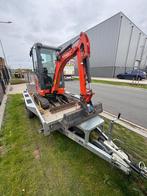 Kubota met aanhanger, Ophalen of Verzenden, Graafmachine