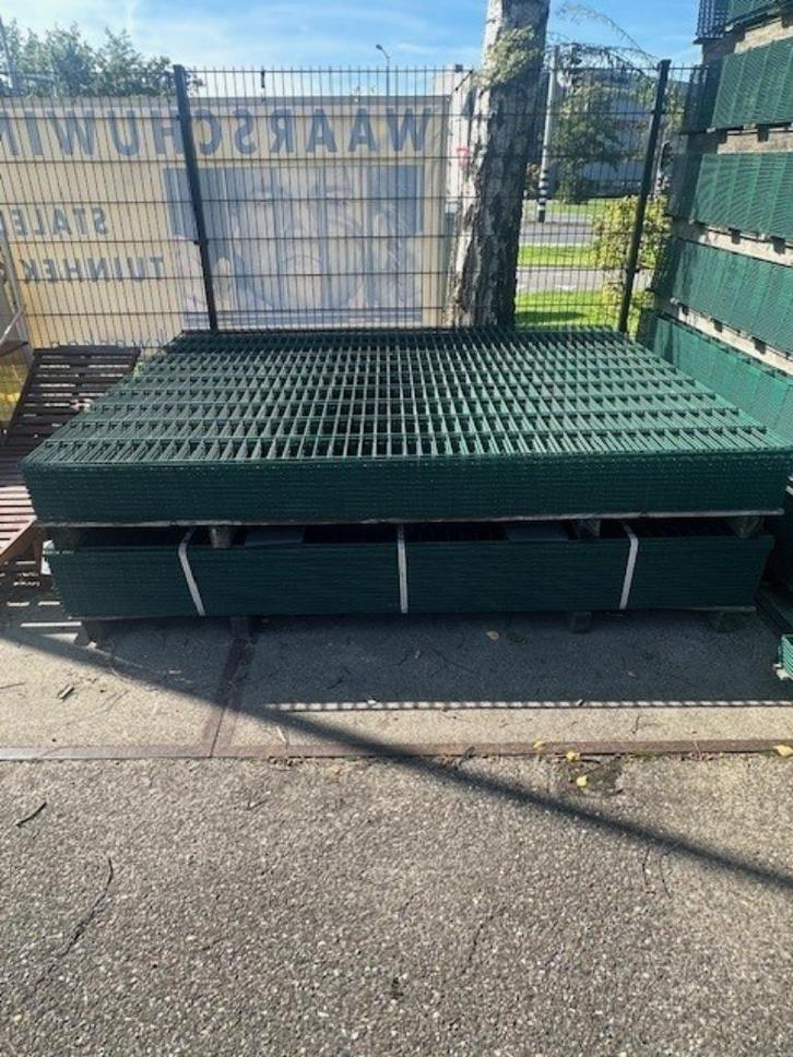 30 x Dubbelstaafs hekwerken 200/250cm €1140,-, Tuin en Terras, Gaas en Draad, Nieuw, Gaas, 20 meter of meer, Ophalen
