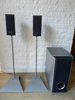 Sony speaker system model SS-WMSP600 met Vogel's standaards, Gebruikt, Ophalen of Verzenden, Complete surroundset, Sony