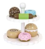 Houten cakestandaard met taartjes JaBaDaBaDo, Ophalen of Verzenden, Nieuw, Hout, Speelkeuken-accessoire