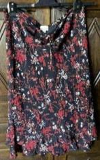 Gevoerde rood-zwart-witte rok; maat 46; Brookshire, Ophalen of Verzenden, Zo goed als nieuw, Zwart, Rok