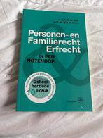 Personen- en Familierecht Erfrecht - 10e druk, Boeken, Ophalen of Verzenden, Gamma, Nieuw, HBO