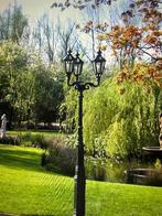 Gietijzeren oude 3 kroon voor lantaarnpaal en wandlamp, Tuin en Terras, Buitenverlichting, Ophalen, Gebruikt, Wandlamp, Netvoeding