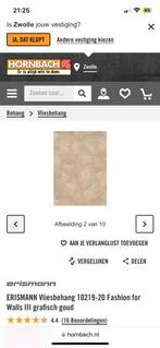 ERISMANN Vliesbehang goud, Ophalen
