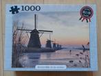 Kinderdijk in de winter legpuzzel (1000 stukjes), Ophalen, 500 t/m 1500 stukjes, Zo goed als nieuw, Legpuzzel